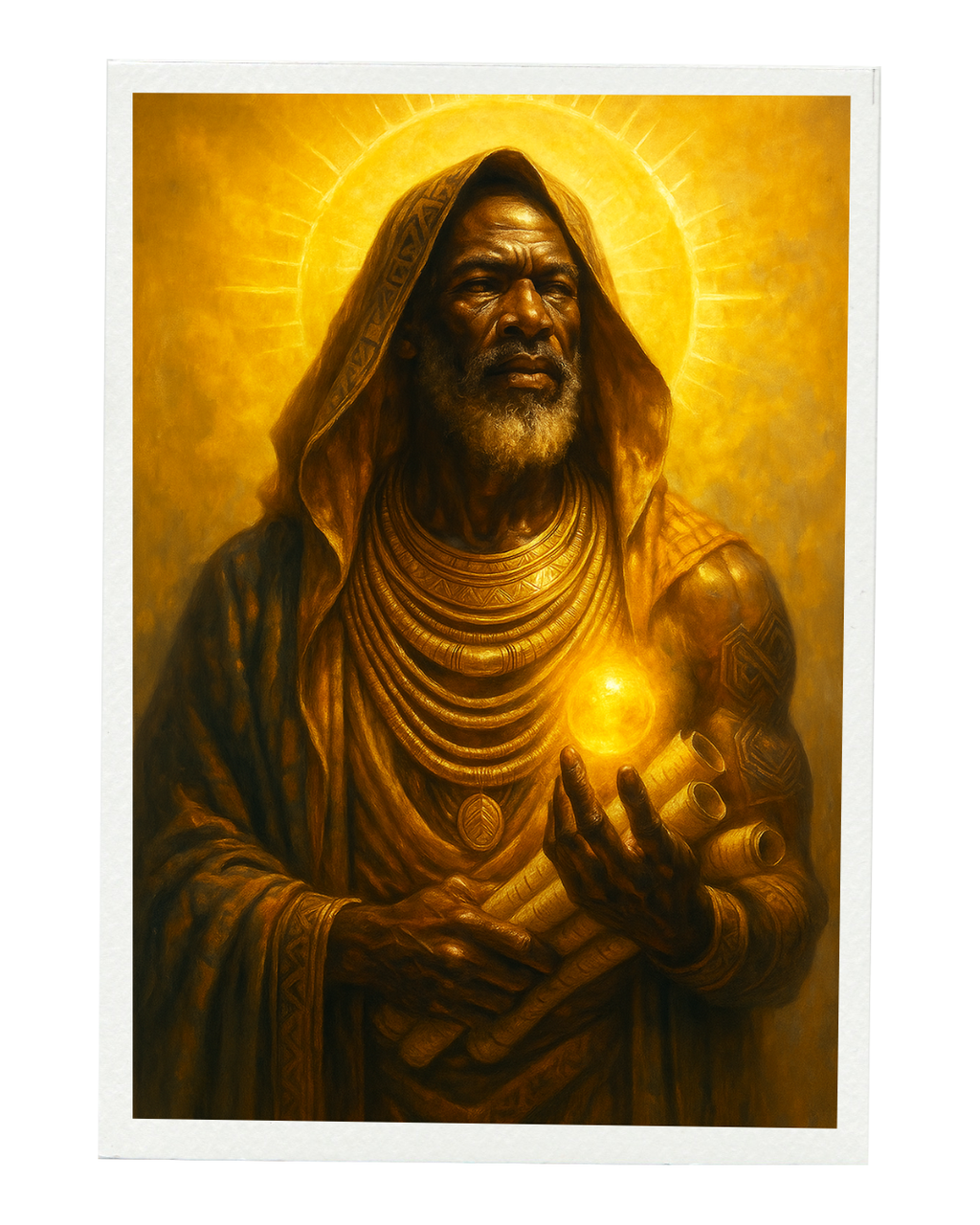 Thixo — The Light Bringer (A2 African God Seed Poster)